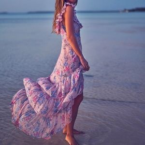LoveShackFancy Cotton Silk Blend Winslow Dress